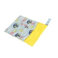 thumbnail image 1 of Wet Dry Bag Waterproof Diaper Bag Separated Portable Hanging Bag with Dual Pockets Dual Zippers for Baby Stroller 30 X 40cm Floral T03, 1 of 4