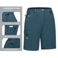 thumbnail image 7 of Little Donkey Andy Women's 10 Inches Quick Dry Hiking Cargo Shorts Lightweight Bermuda Golf Shorts Outdoor Travel Slate Size M, 7 of 7