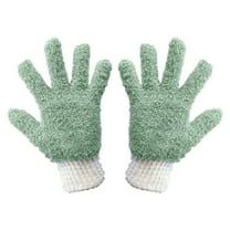Microfiber Dusting Gloves, Furenl Plant Dusting Gloves, Reusable Microfiber Cleaning Gloves – Soft & Absorbent for Dusting Furniture, Car Interiors, and Hard-To-Reach Areas