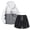 Gray, variant on 2 Piece Outfit Sets Athletic Tracksuit Set Summer Casual Lightweight Sunproof Short Sportswear Zip up Hoodie Jacket and Shorts Set for Men Workout Orange