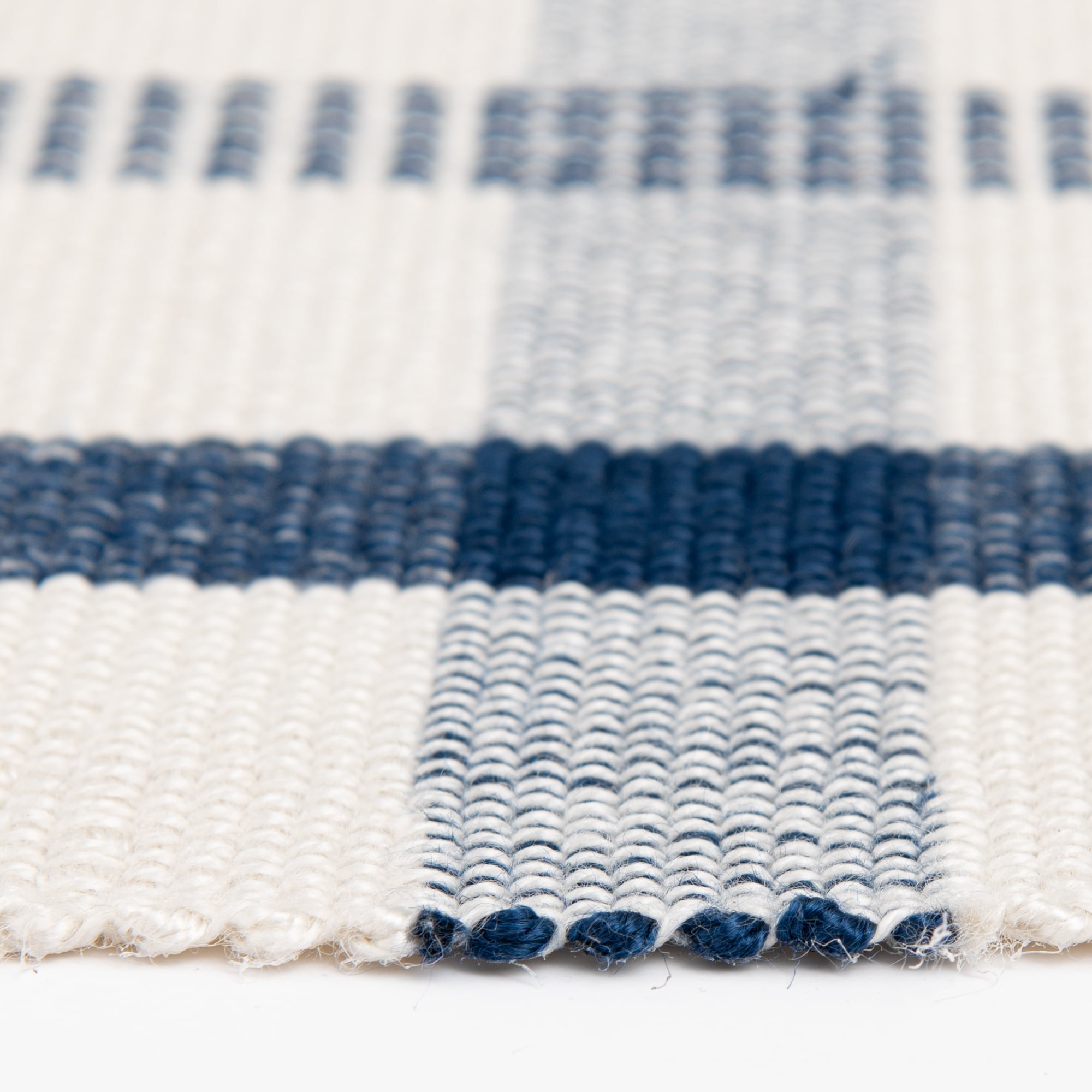 (3 pack) Mainstays Blue Plaid Outdoor Layering Rug, 24"x36"