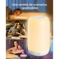 thumbnail image 5 of Lámpara de noche táctil regulable, lámpara LED con batería incorporada y pantalla de colores, lámpara de noche LED encendida para niños con función de temporizador para cocina, noche y mesa, 5 of 5