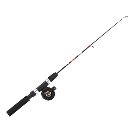 COOLHOOD 1 Set Fishing Rod With Fishing Reel Short Portable Winter Outdoor Ice