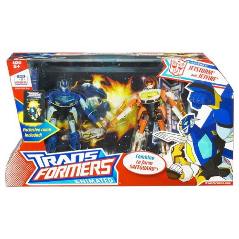transformers animated jetfire and jetstorm toy