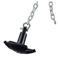 thumbnail image 6 of River Anchor 12 LBS Boat Anchor - Mushroom Design with Shackle, Vinyl Coated Cast Iron for Boats Up to 10 ft, Lakes & Rivers, 6 of 7