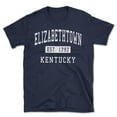 thumbnail image 1 of Elizabethtown Kentucky Classic Established Men's Cotton T-Shirt, 1 of 1