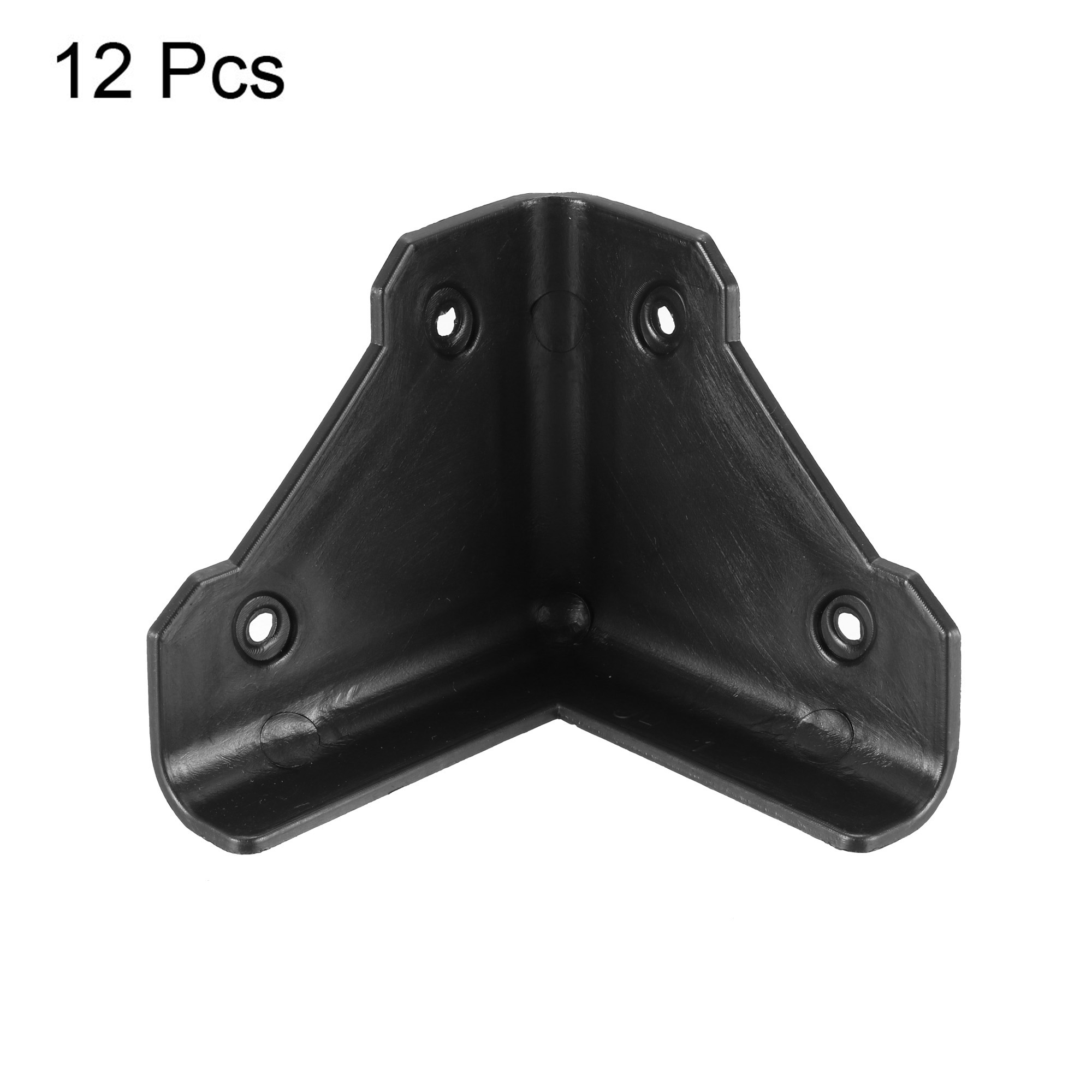 Unique Bargains Plactic Box Corner Protectors Edge Guard Protector 78 x 78 x 73mm 12Pcs