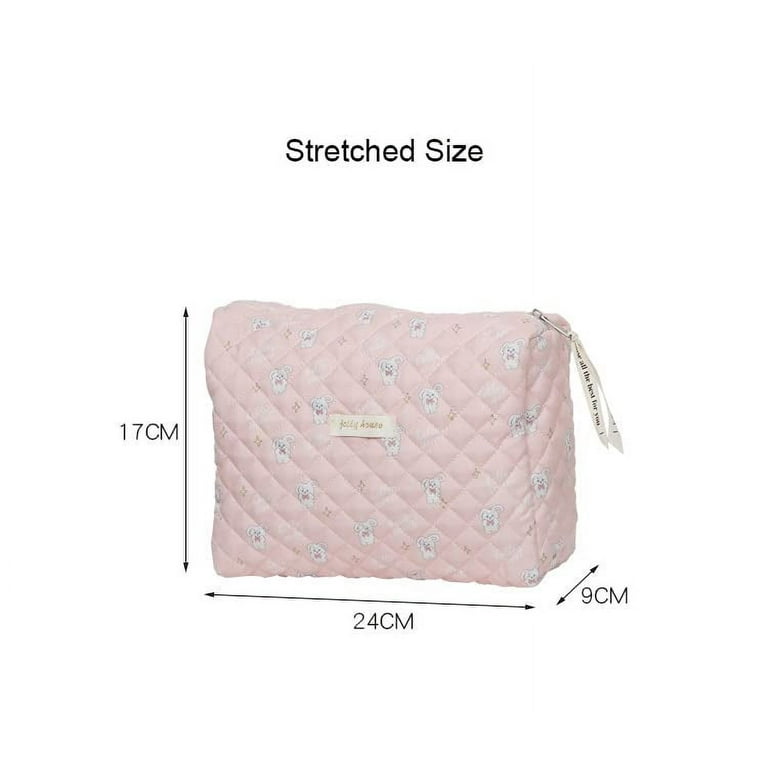 XPONNI Small Cosmetic Bag Cute Makeup Bag Y2K Accessories Aesthetic Make Up Bag Y2K Purse Cosmetic Bag for Purse