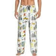 thumbnail image 1 of Balery New York Pantalones de pijama para hombre, pijama ultraligero, pantalón de descanso-3X-Large, 1 of 6