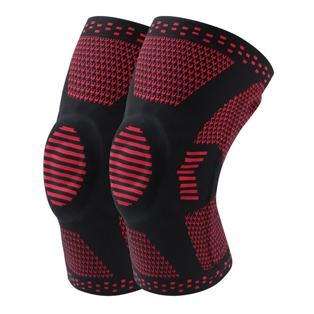 Running Squat Basketball Deportes al aire libre Protector de pierna de punto Rodilleras Wmkox8yii jkg2794