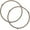 White, variant on Monyance Oven Glass Plate 2Pcs Microwave Glass Plate Roller Ring Replacement 19.6cm(7.72X7.72X0.55Inches)