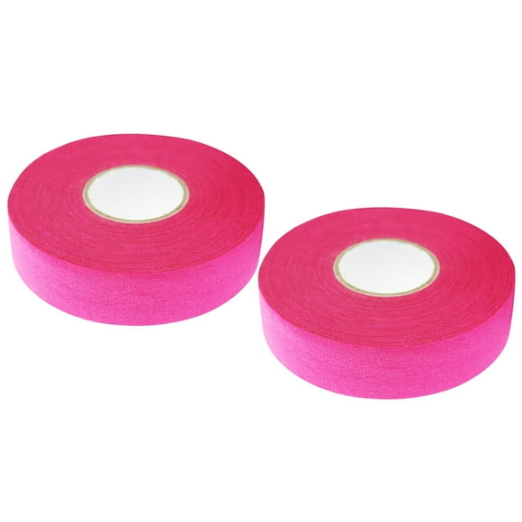2 Pcs 20M Hockey Stick Tape Sticky Tape Anti-slip Sports Waterproof Tape Hockey Stick Wrapper for Practice Sports Use (Rosy)