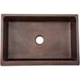 thumbnail image 4 of Premier Copper Products Ksp3_Kasdb33229bs 33" Single Basin Farmhouse 14-Gauge Co - Copper, 4 of 9