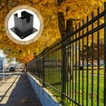 Mailbox Column Base Barrier Fence Deck Railing Brackets Anchor Base