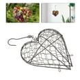 thumbnail image 3 of Flower Hanging Basket Heart Shape Ironed Wall Planter Pot Shelf Home Decoration, 3 of 5