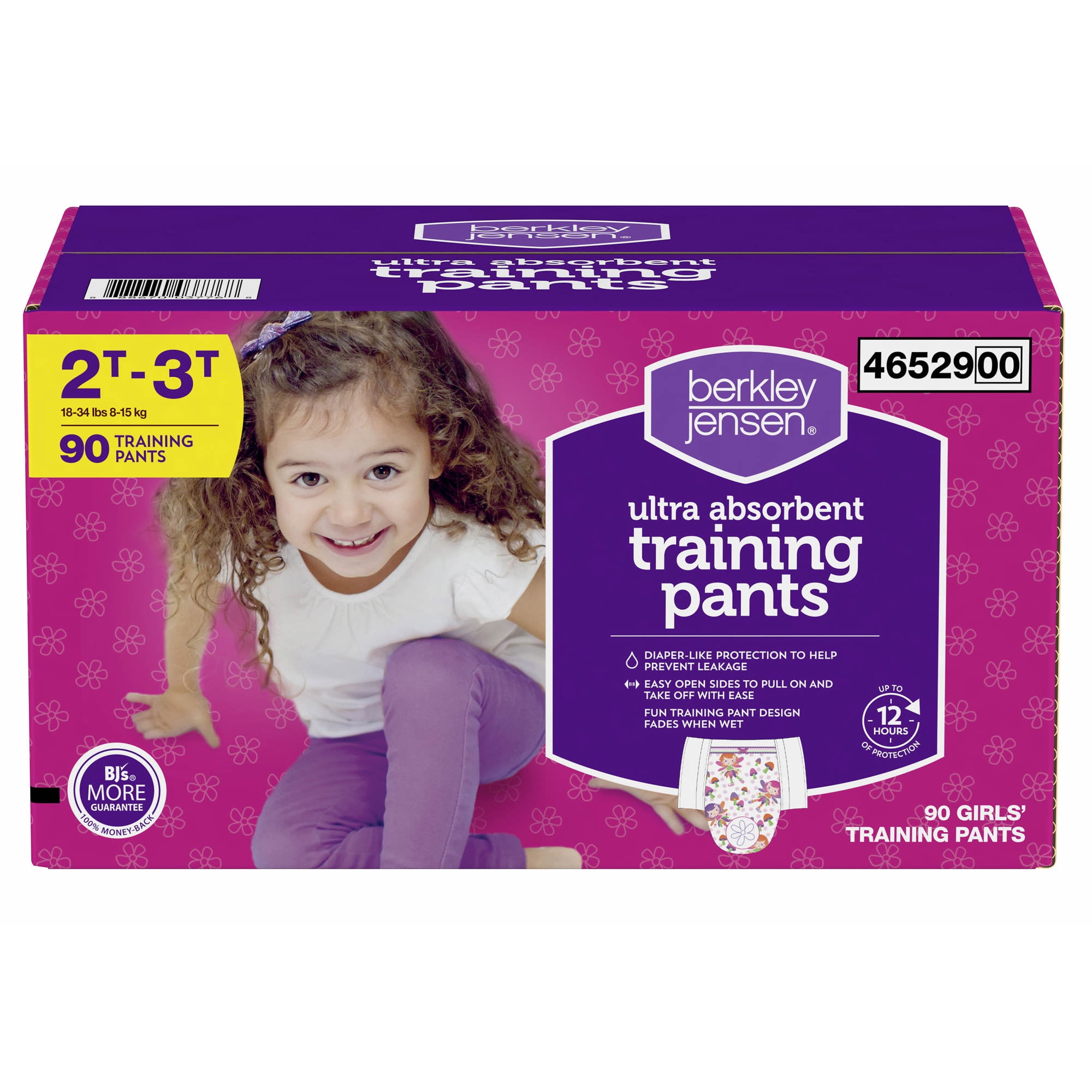 Berkley Jensen Training Pants for Girls Size 2T3T Qty 90 pieces