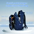 thumbnail image 4 of Ludolm Backpack for Men, Water Resistant Backpacks, Bags With Laptop Compartment College Bag, 4 of 9