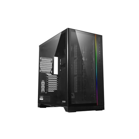 LIAN LI O11 Dynamic XL ROG Certificated - Black Color Tempered Glass on the Front and Left Side E-ATX ATX Full Tower Gaming Computer Case O11D XL-X
