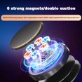 thumbnail image 3 of Car Magnetic Phone Holder - Innovative Steering Wheel Bracket, Strong吸附力, Obsidian Black, 3 of 8