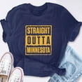 thumbnail image 2 of EcoLoom Straight Outta Minnesota Short Sleeve Unisex T Shirt, 2 of 6