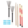 thumbnail image 3 of Drum Rute, Kit de Baquetas RUTE RUTE RUST DAMTERY Drum Tamber Tamber Instrumento Accesorios Para Tocar Con Bolsa, 3 of 7
