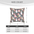 thumbnail image 4 of Xecao Llamas Print Soft Velvet Decorative Throw Pillow Covers, Square Cushion Cases for Bed, Sofa, Living Room, Car, and Indoor Outdoor Use-16"x16", 4 of 8