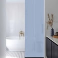 thumbnail image 3 of Pure Light Blue Window Privacy Film, Simple Solid Color Static Cling UV Sun Blocking Heat Control Window Tint Day and Night, Non-Adhesive Reusable One Way Windows Privacy Cover 17.7''x78.7'', 3 of 7