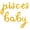 Gold, variant on Letter Balloons - PISCES BABY 16" Inch Alphabet Letters Foil Mylar Balloon Birthday Party Banner (Black)