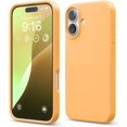 thumbnail image 1 of KOMI Compatible with iPhone 16 Pro Max Case, Premium Liquid Silicone Case, Full Body Protective Cover, Shockproof, Slim Phone Case, Anti-Scratch Soft Microfiber Lining, 6.9 inch Orange, 1 of 5