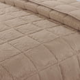 thumbnail image 4 of St. James Home Cozy Down Alternative Reversible Blanket King - Tan, 4 of 5