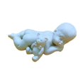 thumbnail image 1 of Statue de Bébé Allongé avec Ours, 1 of 1