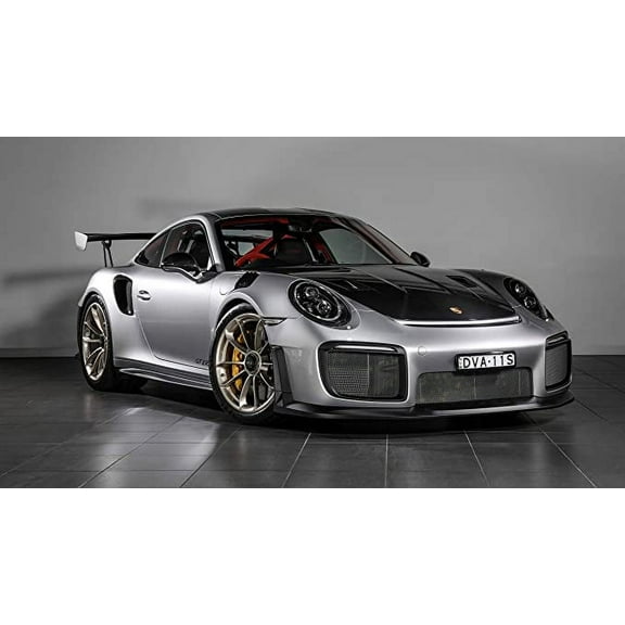 Iconic Arts Laminated 42x24 Poster: 2018 Porsche 911 gt2 rs 4k 2 HD