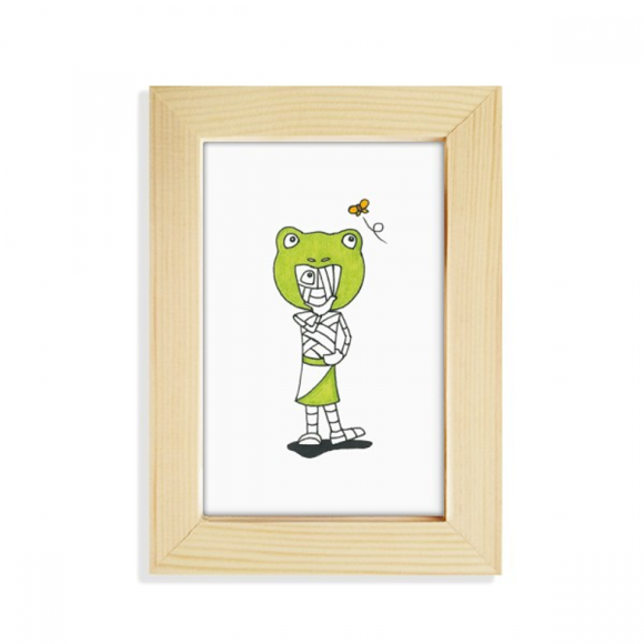 egypt horus frog hat desktop display photo frame picture art painting 5x7 inch