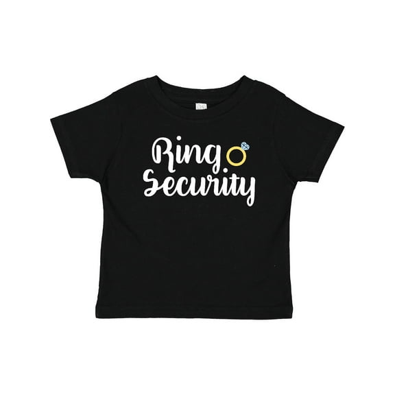 Inktastic Ringbearer Ring Security White Text Boys or Girls Baby T-Shirt