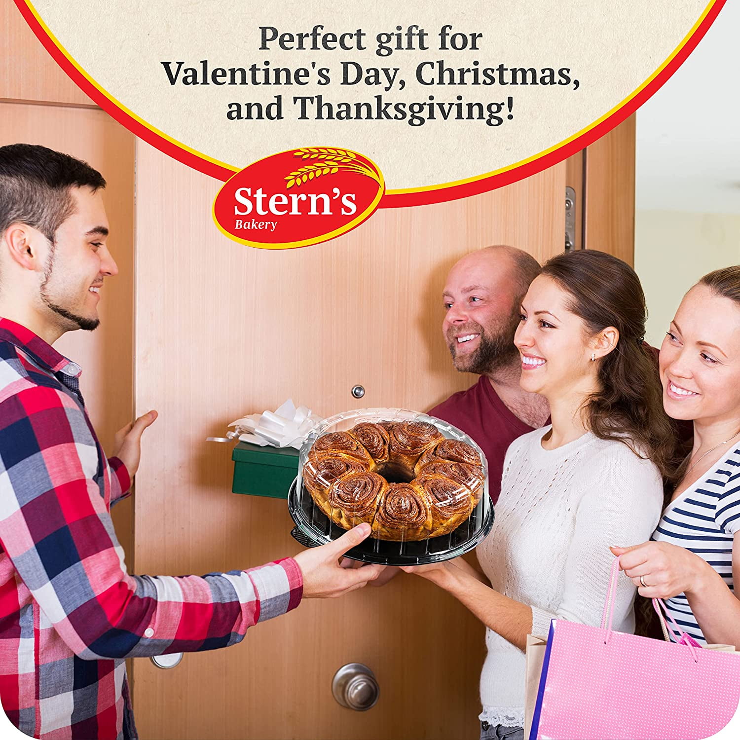 Cinnamon Babka Cake | Fresh & Delicious Coffee Cake | Traditional Babka Bread | Holiday Gourmet Cookie Gift | Christmas Valentine Thanksgiving | Gift Idea for Men Women and Family (Cinnamon Babka)