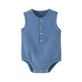 thumbnail image 4 of Birdeem 3-24 Months Jumpsuit Summer Gauze Thin Sleeveless Newborn Clothes Rompers, 4 of 12