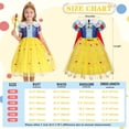 thumbnail image 2 of Marendyee Princess Dress Costume Birthday Halloween Cosplay Party with Accessories 3-4 Years, 2 of 19