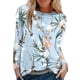 thumbnail image 1 of Blusa suelta informal con cuello redondo y manga larga para mujer Fridja  czfsfas2574, 1 of 5