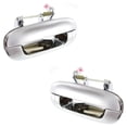 thumbnail image 2 of Rear Driver and Passenger Side Exterior Door Handle Compatible with 2002-2009 Chevrolet Trailblazer GMC Envoy Chrome Without Key Hole 15188972-PFM 15188971-PFM EXT LS EXT LT SLE, 2 of 5