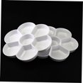 thumbnail image 4 of ELAYARD Mixing Palette White Ceramic Plum Blossom Shaped 2Pcs, 4 of 8