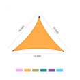 thumbnail image 2 of Toldo de vela,20ft Rain Fly Resistente a los rayos UV Sun Shade Sail Canopy Impermeable Heavy Duty T Abody Verde oscuro/6x6x6M, 2 of 7