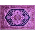 thumbnail image 1 of Ahgly Company Indoor Rectangle Geometric Purple Traditional Area Rugs, 7' x 9', 1 of 4