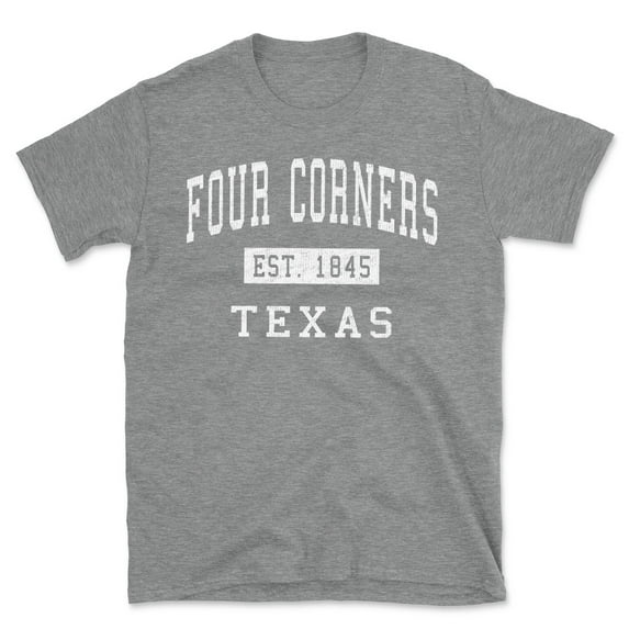 Four Corners Texas Classic Established Men's Cotton T-Shirt