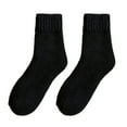 thumbnail image 2 of Tittly Socks for Women Slouch Socks Pure Color Warm To Keep Sock Lightweight Athletic Socks Cotton Socks Cute Socks Black One Size, 2 of 4