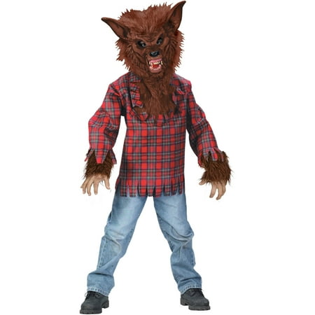 Fun World Werewolf Boys' Halloween Dress Up / Role Play Costume, M