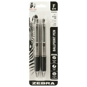 Zebra F-402 Retractable Ballpoint Pen, .7mm, 2/Pkg.