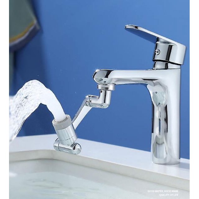 Grifo de extensión multifuncional giratorio de 1440 grados, accesorio de filtro de grifo, grifo aireador de 1080 grados con dos métodos de salida de agua para cocina y baño