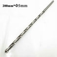 thumbnail image 3 of Bgsha 5PCS 200mm Extra Long High Speed Steel HSS Drill Bits Metal Drilling Tool Set, 3 of 8