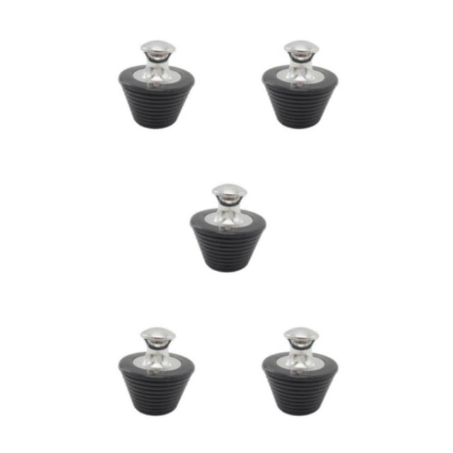 Tapón de lavabo Matsuzay Tapón de bañera de silicona negro