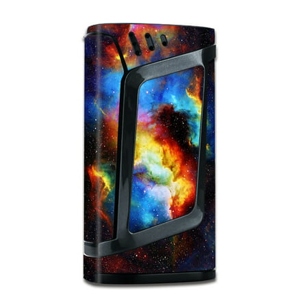 Skin Decal For Smok Alien 220W Tc Vape Mod With Grip-Guard / Space Gas Nebula Colorful
